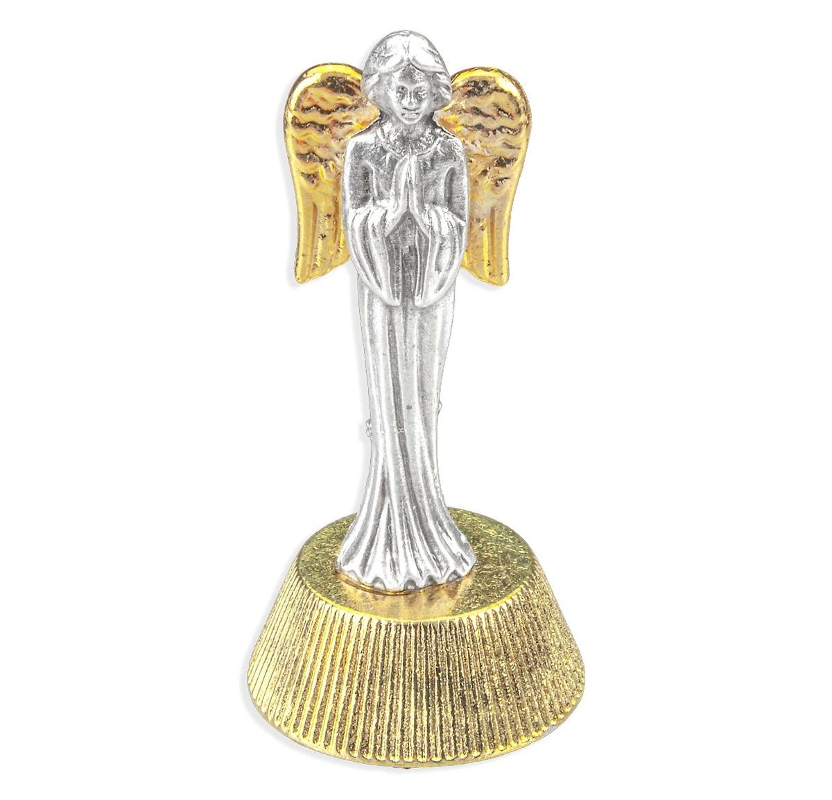 50 Piece, 2.5", Deluxe Guardian Angel Antique Silver Catholic Statue. Statue is of the finest